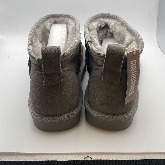 CUSHIONAIRE ❄️ Women's COZY pull on boot +Memory Foam SIZE 7.5 GREY - Picture 4 of 6